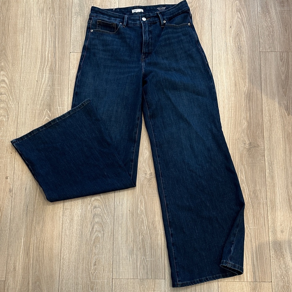 GOOD AMERICAN PALAZZO JEANS great condition